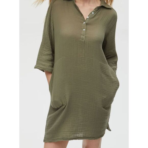 Michael Stars Cecily Shirt Dress | Size S - Picture 1 of 7
